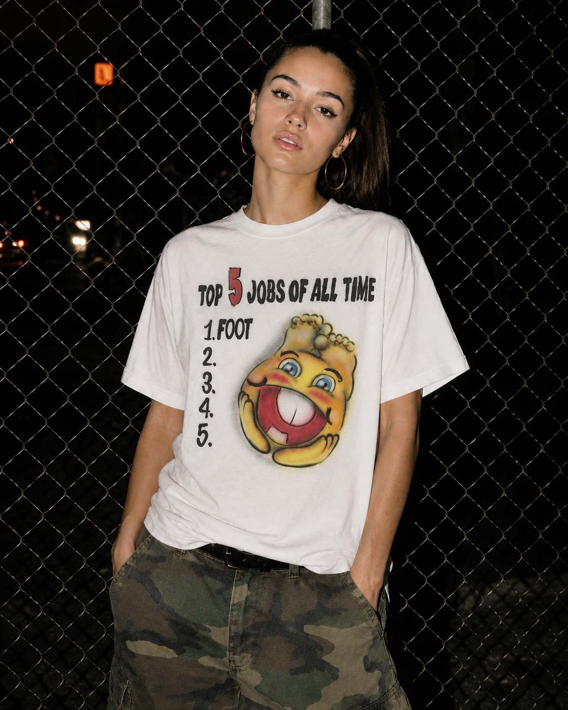 Airbrushed Top 5 Jobs of All Time Shirt