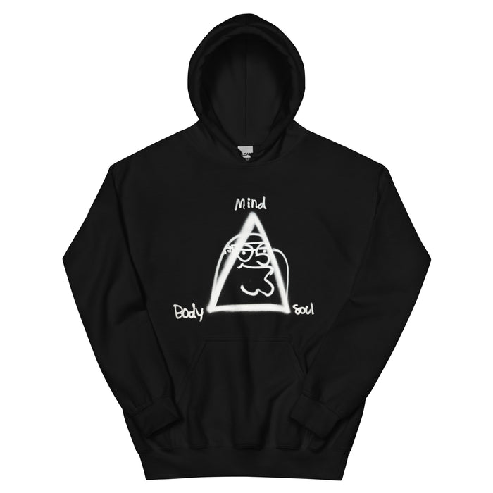 Airbrushed Peter Griffin Mind Body Soul Hoodie Black